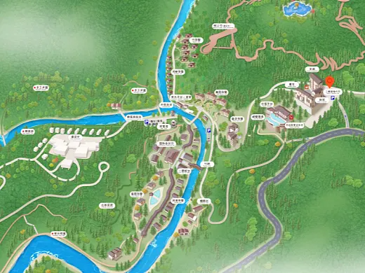 晋江结合景区手绘地图智慧导览和720全景技术，可以让景区更加“动”起来，为游客提供更加身临其境的导览体验。
