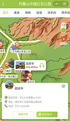 晋江景区手绘地图智慧导览和语音结合，让景区“活”起来